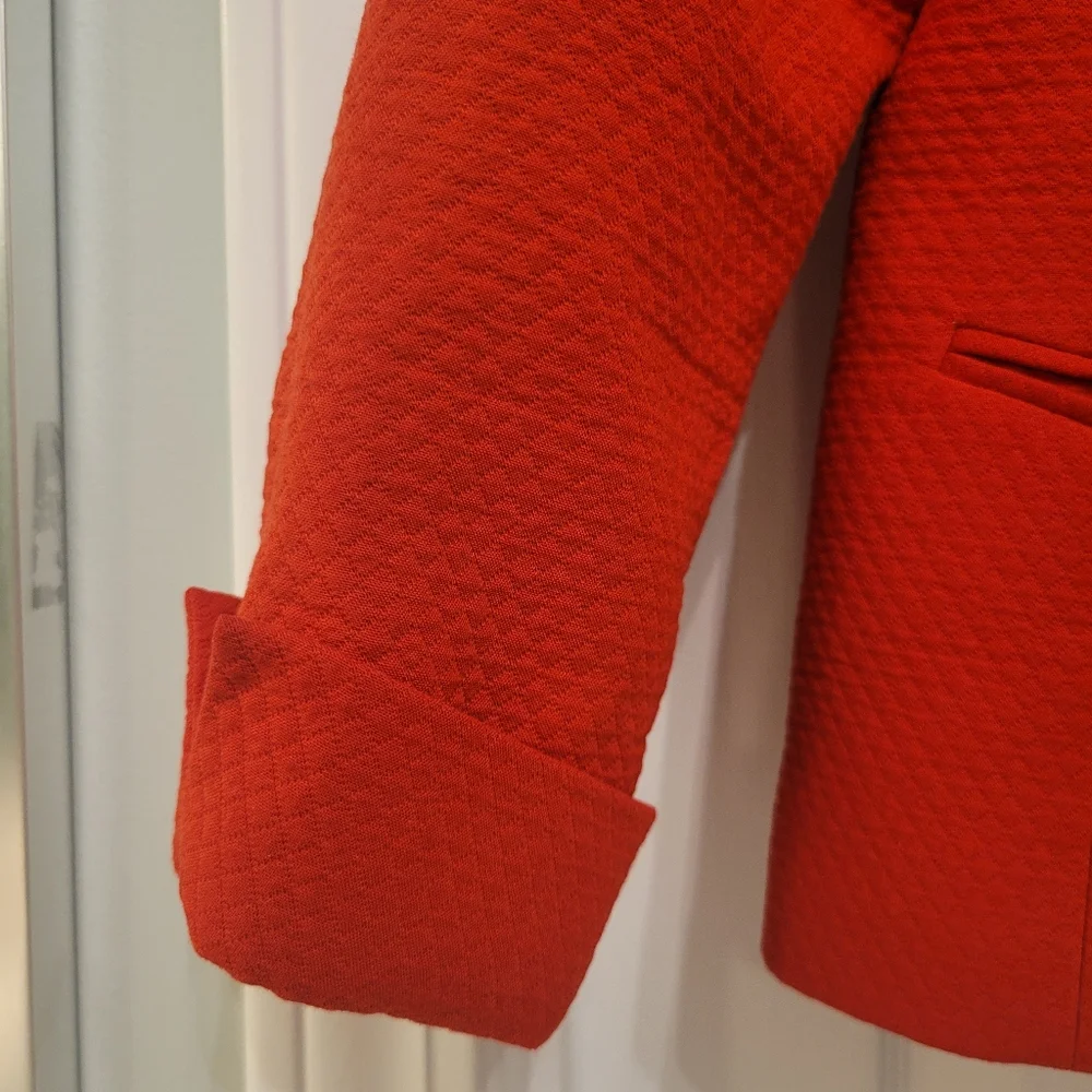 Dior Vintage 8 Red Blazer Jacket Gold Button Suit Designer Classy Christian